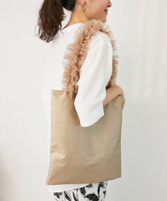 le.coeur blanc / ルクールブラン トートバッグ | チュールハンドルトート