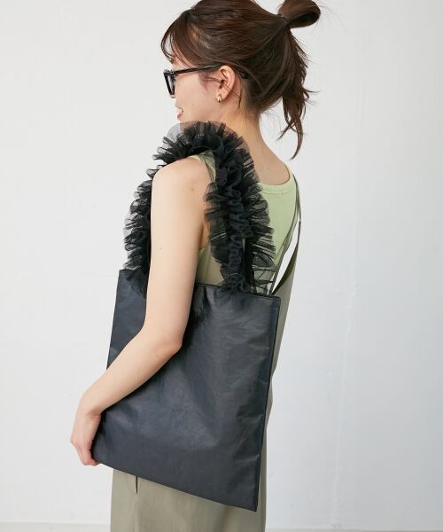 le.coeur blanc / ルクールブラン トートバッグ | チュールハンドルトート | 詳細5