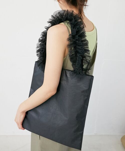 le.coeur blanc / ルクールブラン トートバッグ | チュールハンドルトート | 詳細6