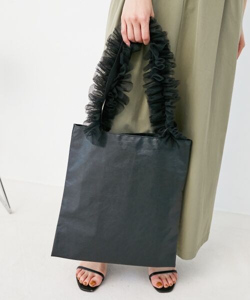 le.coeur blanc / ルクールブラン トートバッグ | チュールハンドルトート | 詳細7