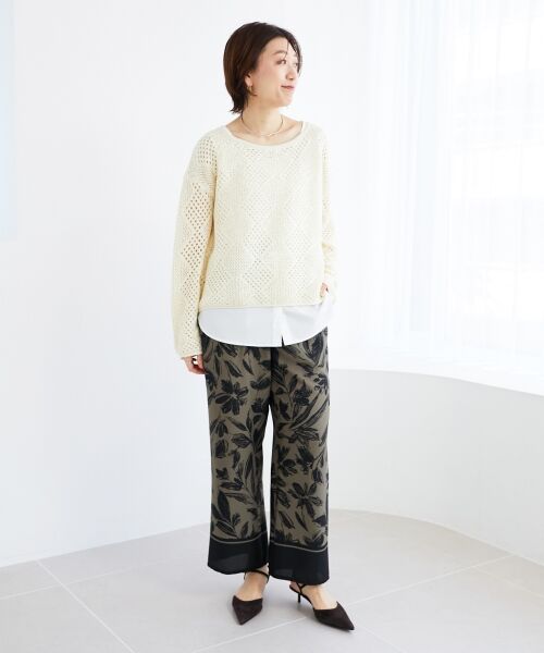 le.coeur blanc / ルクールブラン ニット・セーター | TORRAZZO DONNAスパンコールニット | 詳細21