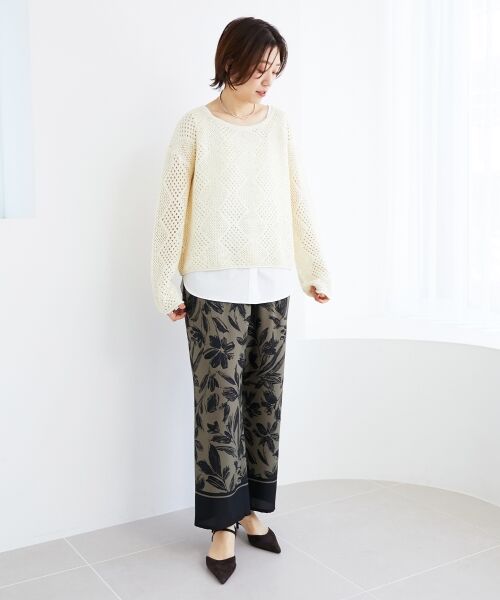 le.coeur blanc / ルクールブラン ニット・セーター | TORRAZZO DONNAスパンコールニット | 詳細22