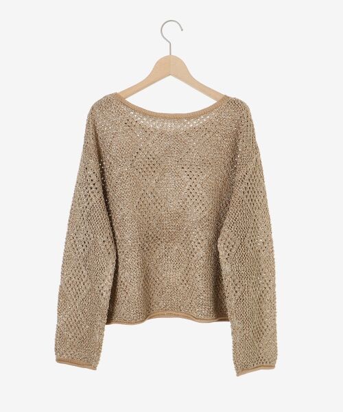 le.coeur blanc / ルクールブラン ニット・セーター | TORRAZZO DONNAスパンコールニット | 詳細23