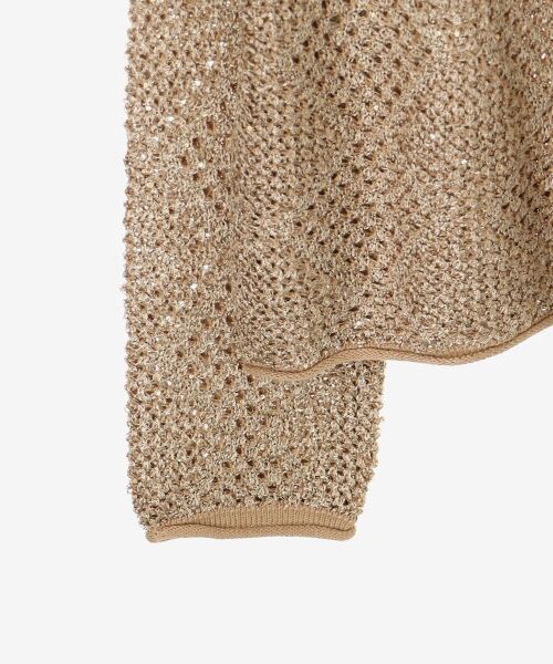le.coeur blanc / ルクールブラン ニット・セーター | TORRAZZO DONNAスパンコールニット | 詳細25
