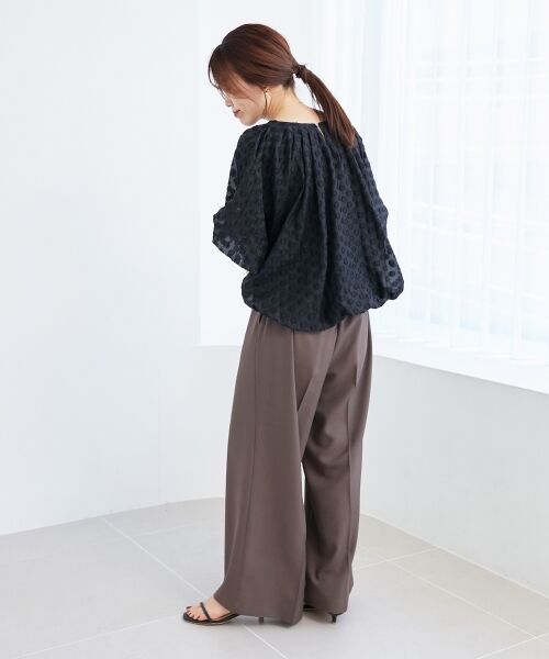 le.coeur blanc / ルクールブラン シャツ・ブラウス | 《手洗い可能》TORRAZZO DONNA ドットバルーンブラウス | 詳細13