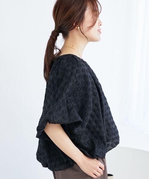le.coeur blanc / ルクールブラン シャツ・ブラウス | 《手洗い可能》TORRAZZO DONNA ドットバルーンブラウス | 詳細5