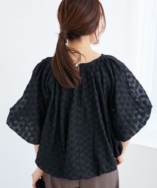 le.coeur blanc / ルクールブラン シャツ・ブラウス | 《手洗い可能》TORRAZZO DONNA ドットバルーンブラウス | 詳細6