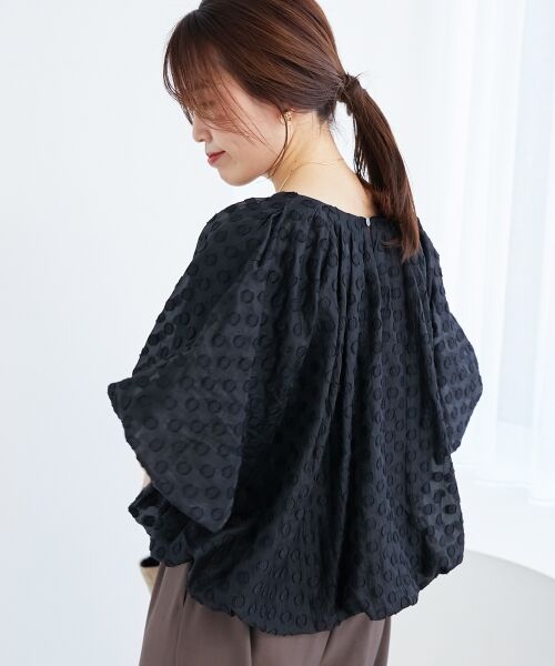 le.coeur blanc / ルクールブラン シャツ・ブラウス | 《手洗い可能》TORRAZZO DONNA ドットバルーンブラウス | 詳細8