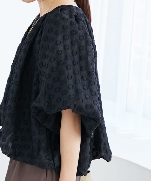 le.coeur blanc / ルクールブラン シャツ・ブラウス | 《手洗い可能》TORRAZZO DONNA ドットバルーンブラウス | 詳細9