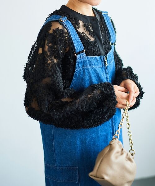 le.coeur blanc / ルクールブラン シャツ・ブラウス | TORRAZZO DONNAエンブロイダリーレースブラウス | 詳細15