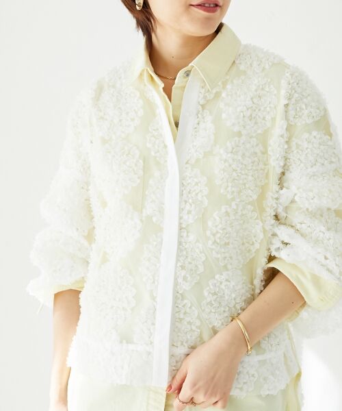 le.coeur blanc / ルクールブラン シャツ・ブラウス | TORRAZZO DONNAエンブロイダリーレースブラウス | 詳細2