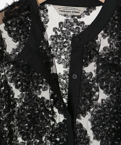 le.coeur blanc / ルクールブラン シャツ・ブラウス | TORRAZZO DONNAエンブロイダリーレースブラウス | 詳細20