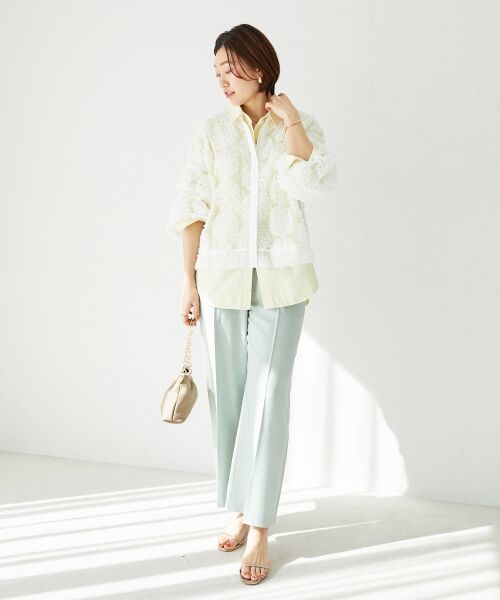 le.coeur blanc / ルクールブラン シャツ・ブラウス | TORRAZZO DONNAエンブロイダリーレースブラウス | 詳細8