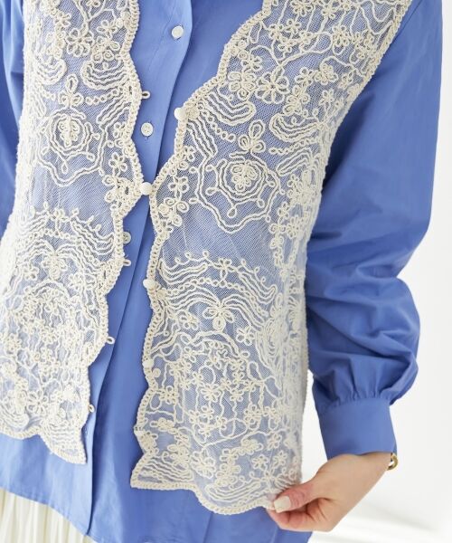 le.coeur blanc / ルクールブラン ベスト | 《手洗い可能》TORRAZZO DONNAメッシュレースベスト | 詳細15