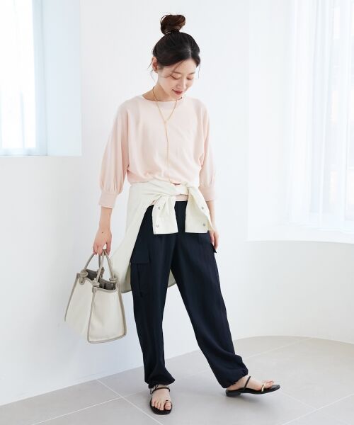 le.coeur blanc / ルクールブラン トートバッグ | ノットハンドルエルガリートート | 詳細5