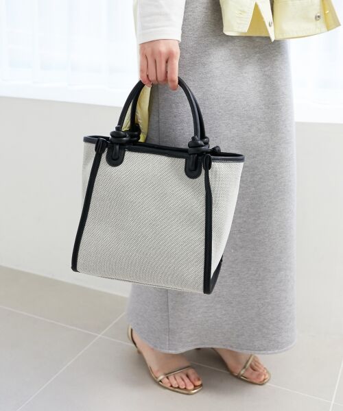 le.coeur blanc / ルクールブラン トートバッグ | ノットハンドルエルガリートート | 詳細7