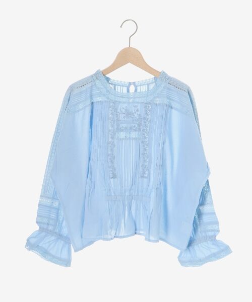 le.coeur blanc / ルクールブラン シャツ・ブラウス | 《手洗い可能》Fanakaリバーレースブラウス | 詳細1