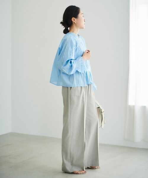 le.coeur blanc / ルクールブラン シャツ・ブラウス | 《手洗い可能》Fanakaリバーレースブラウス | 詳細12