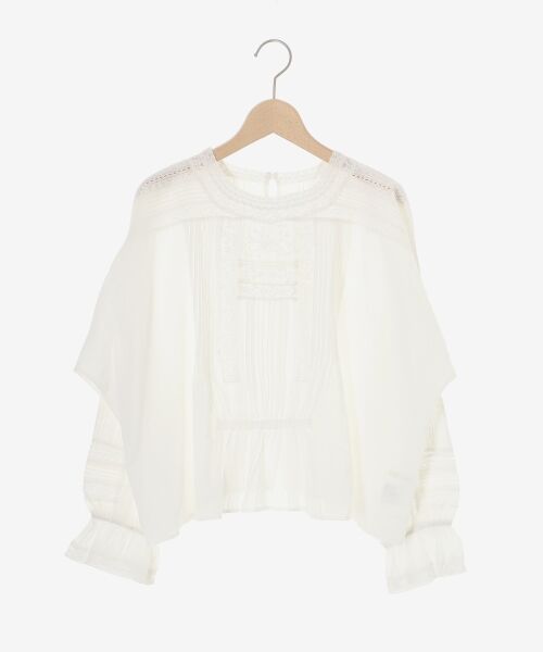 le.coeur blanc / ルクールブラン シャツ・ブラウス | 《手洗い可能》Fanakaリバーレースブラウス | 詳細22