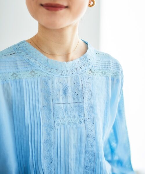 le.coeur blanc / ルクールブラン シャツ・ブラウス | 《手洗い可能》Fanakaリバーレースブラウス | 詳細9