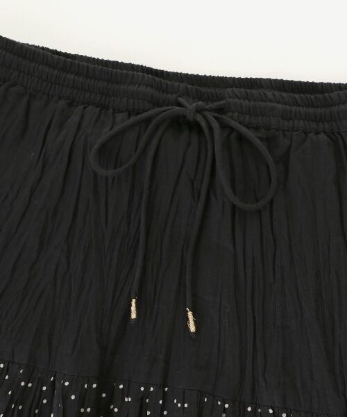 le.coeur blanc / ルクールブラン ロング・マキシ丈スカート | 《手洗い可能》Fanakaドット切替スカート | 詳細24