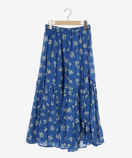 le.coeur blanc / ルクールブラン ロング・マキシ丈スカート | 《手洗い可能》Fanakaレトロフラワースカート | 詳細1