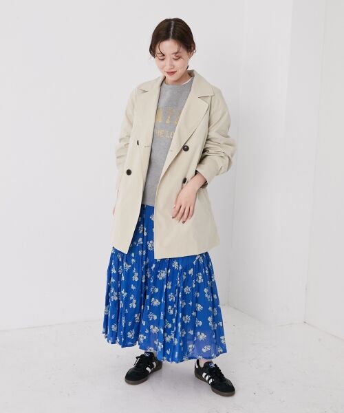 le.coeur blanc / ルクールブラン ロング・マキシ丈スカート | 《手洗い可能》Fanakaレトロフラワースカート | 詳細19