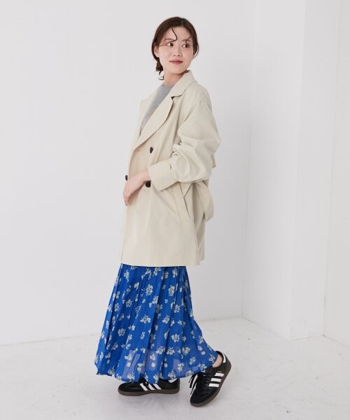 le.coeur blanc / ルクールブラン ロング・マキシ丈スカート | 《手洗い可能》Fanakaレトロフラワースカート | 詳細21