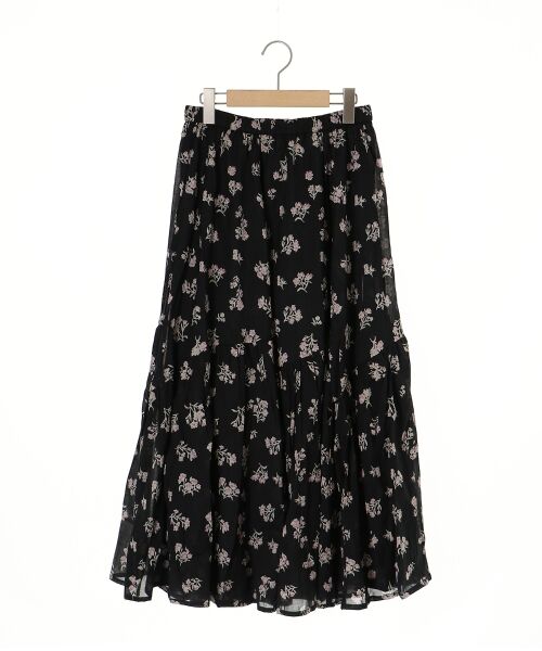 le.coeur blanc / ルクールブラン ロング・マキシ丈スカート | 《手洗い可能》Fanakaレトロフラワースカート | 詳細22