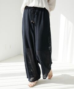 le.coeur blanc / ルクールブラン その他パンツ | 《手洗い可能》Fanakaミックスレースパンツ