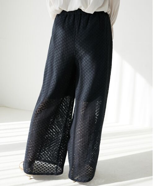 le.coeur blanc / ルクールブラン その他パンツ | 《手洗い可能》Fanakaミックスレースパンツ | 詳細13