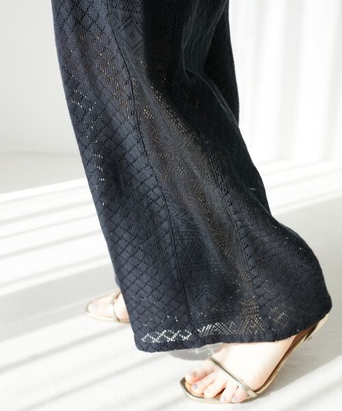 le.coeur blanc / ルクールブラン その他パンツ | 《手洗い可能》Fanakaミックスレースパンツ | 詳細15