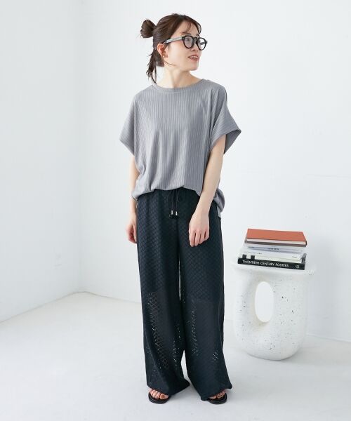 le.coeur blanc / ルクールブラン その他パンツ | 《手洗い可能》Fanakaミックスレースパンツ | 詳細25