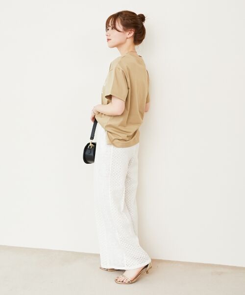 le.coeur blanc / ルクールブラン その他パンツ | 《手洗い可能》Fanakaミックスレースパンツ | 詳細5