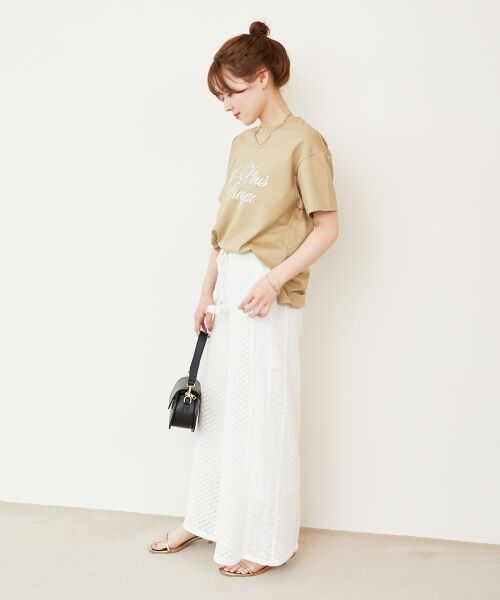 le.coeur blanc / ルクールブラン その他パンツ | 《手洗い可能》Fanakaミックスレースパンツ | 詳細6