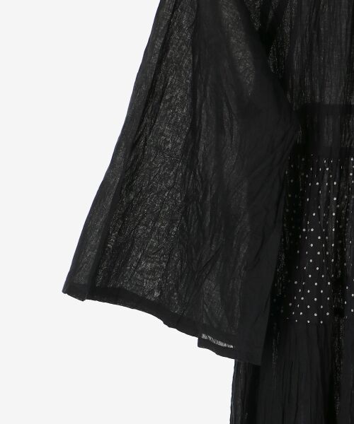 le.coeur blanc / ルクールブラン ロング・マキシ丈ワンピース | Fanakaドット切替ワンピース | 詳細15