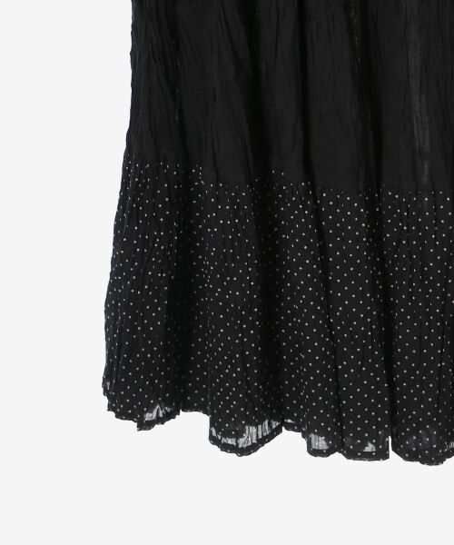 le.coeur blanc / ルクールブラン ロング・マキシ丈ワンピース | Fanakaドット切替ワンピース | 詳細16