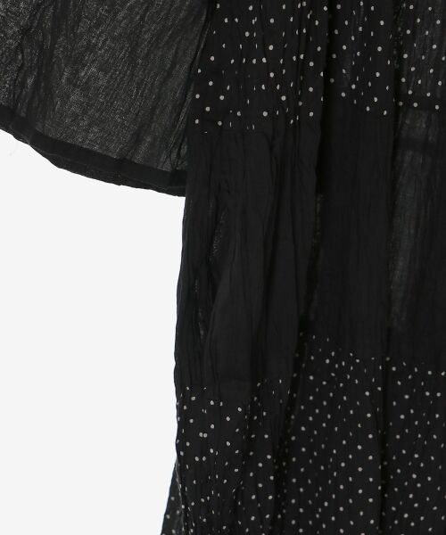 le.coeur blanc / ルクールブラン ロング・マキシ丈ワンピース | Fanakaドット切替ワンピース | 詳細17