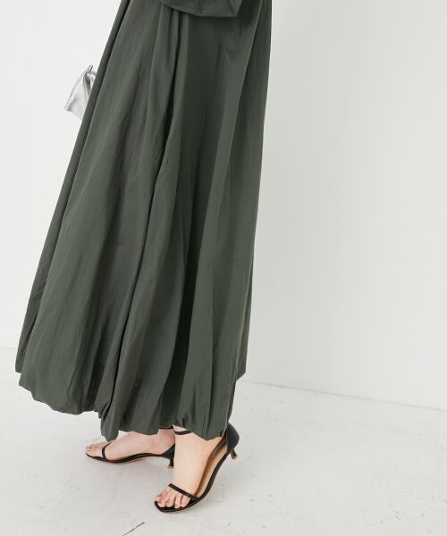 le.coeur blanc / ルクールブラン ロング・マキシ丈ワンピース | 《手洗い可能》Fanakaボリュームスリーブワンピース | 詳細13