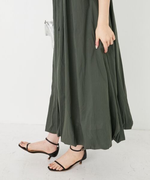 le.coeur blanc / ルクールブラン ロング・マキシ丈ワンピース | 《手洗い可能》Fanakaボリュームスリーブワンピース | 詳細14