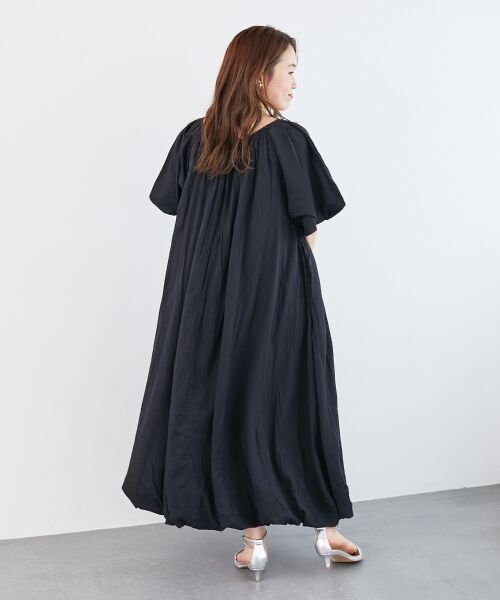 le.coeur blanc / ルクールブラン ロング・マキシ丈ワンピース | 《手洗い可能》Fanakaボリュームスリーブワンピース | 詳細18