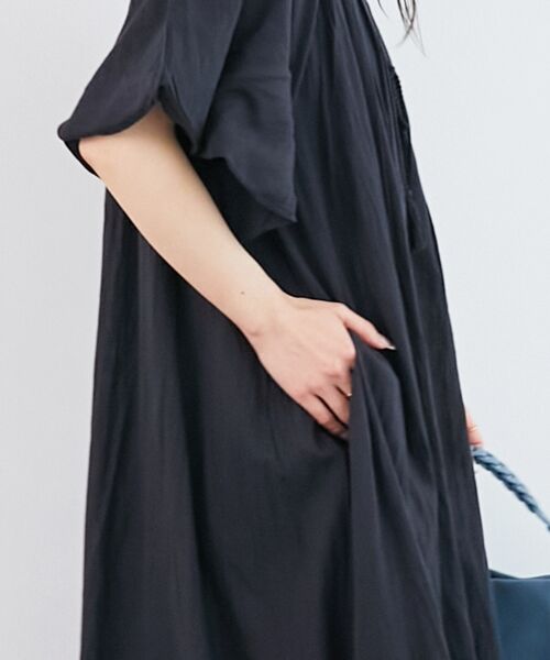 le.coeur blanc / ルクールブラン ロング・マキシ丈ワンピース | 《手洗い可能》Fanakaボリュームスリーブワンピース | 詳細24