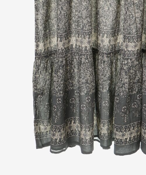 le.coeur blanc / ルクールブラン ロング・マキシ丈ワンピース | Fanakaパイピングフラワー柄ワンピ | 詳細18