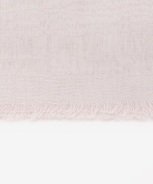 le.coeur blanc / ルクールブラン マフラー・ショール・スヌード・ストール | 《手洗い可能》コットン麻ストール | 詳細5