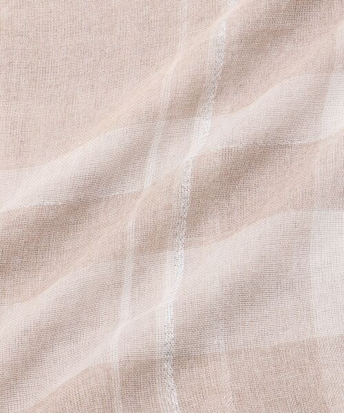 le.coeur blanc / ルクールブラン マフラー・ショール・スヌード・ストール | 《手洗い可能》チェックストール | 詳細10