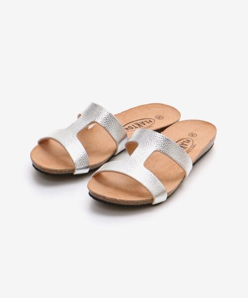 le.coeur blanc / ルクールブラン サンダル | PLAKTON メタリックサンダル | 詳細1