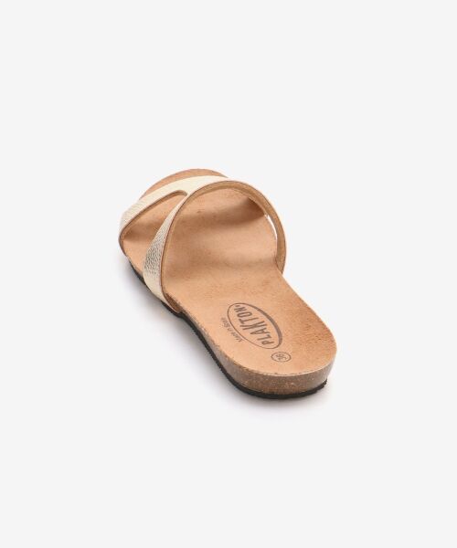 le.coeur blanc / ルクールブラン サンダル | PLAKTON メタリックサンダル | 詳細17