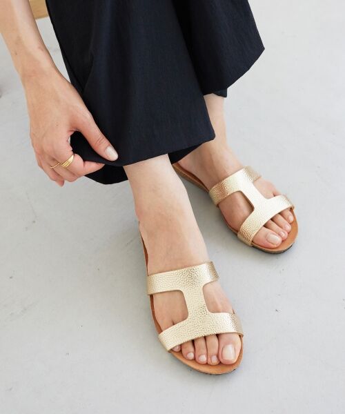 le.coeur blanc / ルクールブラン サンダル | PLAKTON メタリックサンダル | 詳細7
