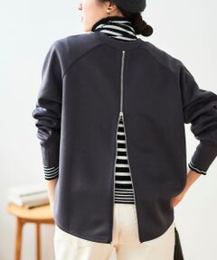 le.coeur blanc / ルクールブラン カットソー | 《WEB限定アイテム》バックジップボンディングトップス