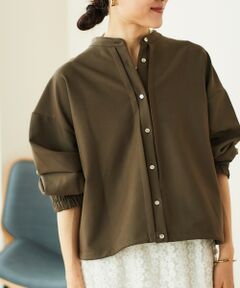 le.coeur blanc / ルクールブラン シャツ・ブラウス | 《手洗い可能》ドロストTRネルシャツ